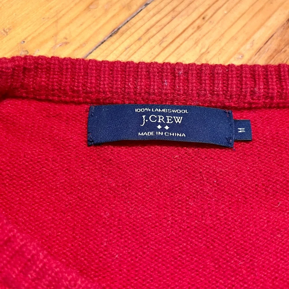 J. Crew 100% Lambswool Sweater Size M